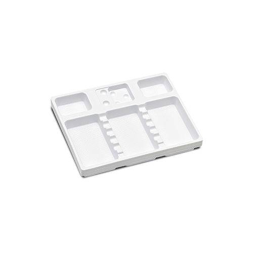 Bandeja para odontología - C27 - LARIDENT S.R.L.   - de plástico / de un solo uso