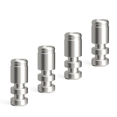Análogo de implante dental de acero inoxidable - PrimeLOC  - LASAK - recto