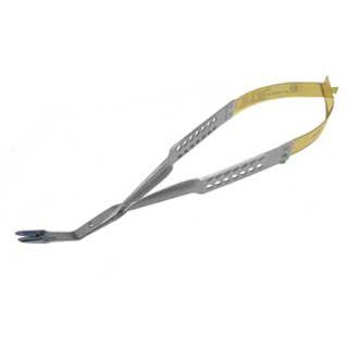 Pinza dental - 45-S - Laschal Surgical, Inc.   - para prensión de coronas dentales / curva / curvada a 45º