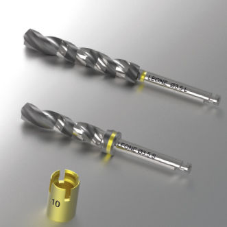 Fresa de implantología dental - LEONE S.p.a.   - DLC / de escayola