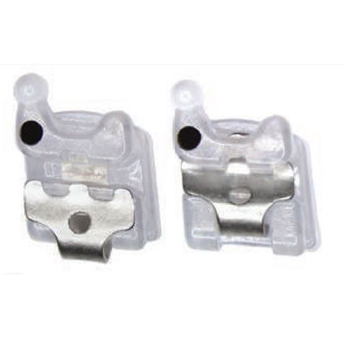 Bracket estético - AQUA SL - LEONE S.p.a.   - autoligante / de cerámica