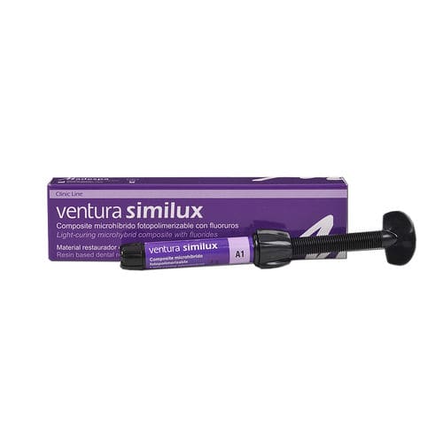 Material dental de fluoruro - ventura similux - MADESPA S.A.   - de composite híbrido / para restauración dental / de gel