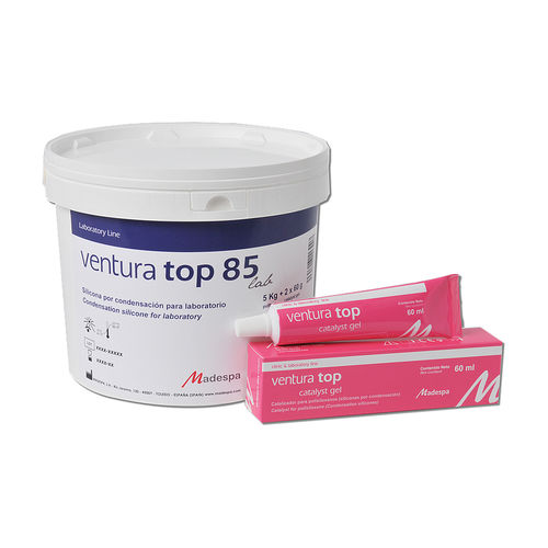 Material dental de silicona - ventura top 85 lab / ventura top catalyst - MADESPA S.A.   - de fundición / para laboratorio dental / para corona