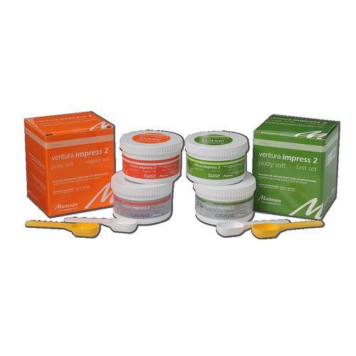 Material dental de silicona - ventura impress 2 - MADESPA S.A.   - para moldes para impresiones dentales / para inlays dentales / para onlays dentales