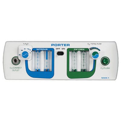 Flujómetro de oxígeno - MXR-1  - Porter Instrument - de protóxido de nitrógeno / para hospitales / para sedación