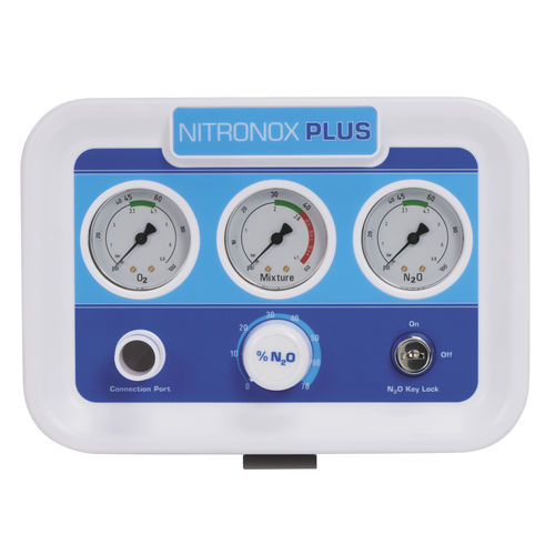 Mezclador de gases de anestesia - NitronoxPlus  - Porter Instrument - O2 / N2O / tubo flujómetro
