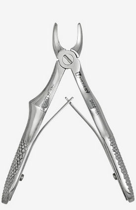 Fórceps de extracción dental pediátrico - 2600/101 - MEDESY s.r.l.   - para incisivos superiores / tipo inglés