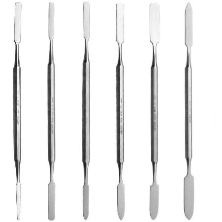 Espátula de cemento dental - 675 series - MEDESY s.r.l.   - doble / de acero inoxidable
