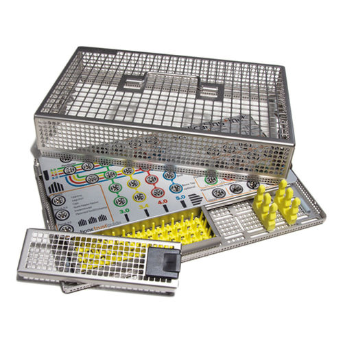 Bandeja de esterilización para instrumental - BoneTrust®  - Medical Instinct Deutschland - de acero inoxidable
