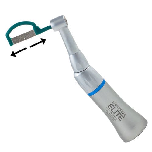 Contraángulo para restauración dental - Interprox Elite - Medidenta - para ortodoncia / reductor