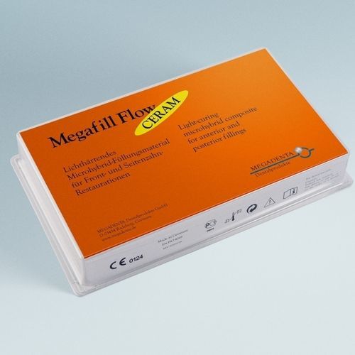 Material dental de composite fluido - Megafill Flow CERAM - MEGADENTA Dentalprodukte GmbH   - de composite híbrido / para restauración dental / para restauración