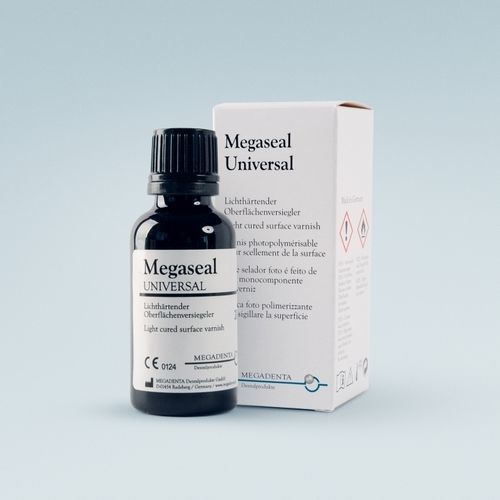 Material dental barnizado - Megaseal Universal - MEGADENTA Dentalprodukte GmbH   - para restauración / ortodóntico / para la fabricación de dentaduras postizas