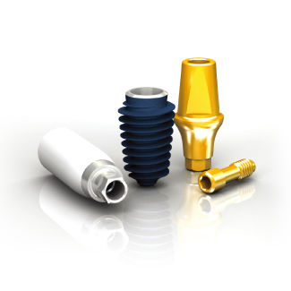 Implante dental cónico - ANYRIDGE - Megagen Implant - de titanio / hexágono interno / autorroscable