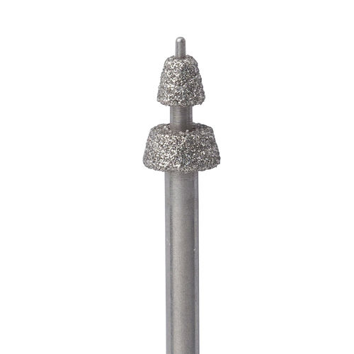 Fresa de laboratorio dental - 511W - Meisinger - de diamante / de acero inoxidable / de escayola