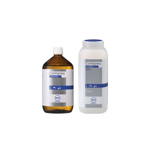Material dental de fibra acrílica - Combipress N/LM - Merz Dental GmbH   - híbrido / de fundición / para prótesis dentales