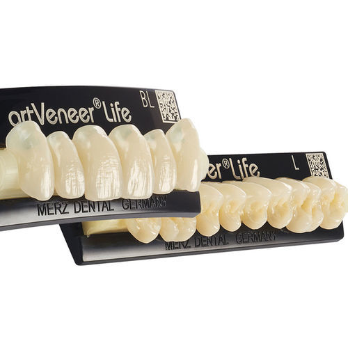 Prótesis dental de PMMA - artVeneer® life - Merz Dental GmbH   - de los dientes anteriores / para dientes posteriores / forma anatómica