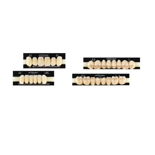 Prótesis dental de fibra acrílica - artVeneer® - Merz Dental GmbH   - de PMMA / incisiva / de los dientes anteriores