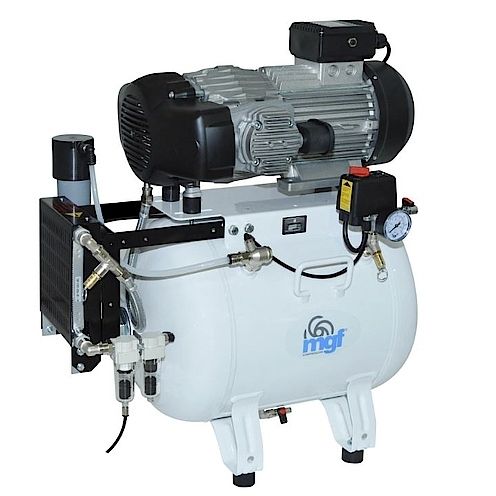 Compresor médico - 50/15 PRIME M - MGF Compressors - para odontología / de membrana / 3 unidades