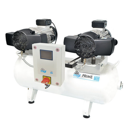 Compresor de aire médico - 100/30 TANDEM PRIME S IOT  - MGF Compressors - sin aceite