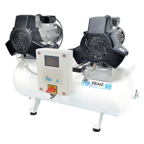Compresor de aire médico - 100/50 TANDEM PRIME S IOT  - MGF Compressors - sin aceite
