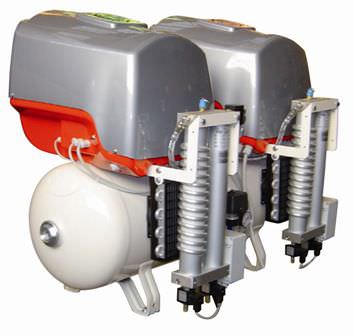 Compresor para odontología - SKY 100/30 TANDEM PRIME M - MGF Compressors - médico / de membrana / 6 unidades