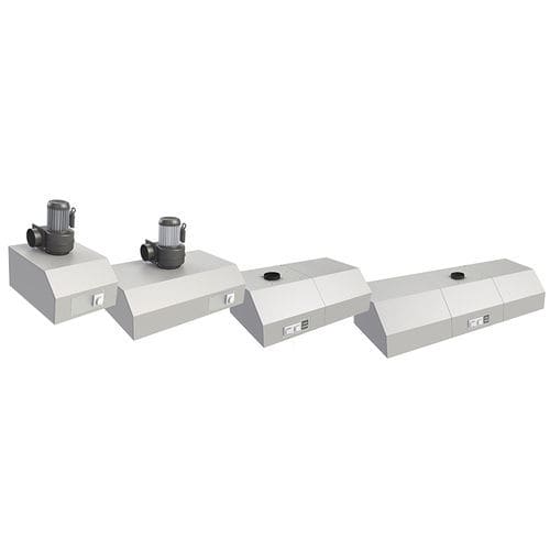 Campana de escape - DU series - MIHM-VOGT - de laboratorio dental / modular / con sistema de extracción