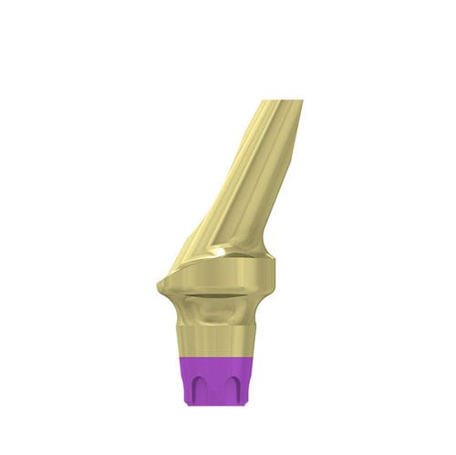 Pilar para implante de titanio - CS-AT252 - MIS Implants Technologies Ltd.   - cónico / en ángulo / cementado