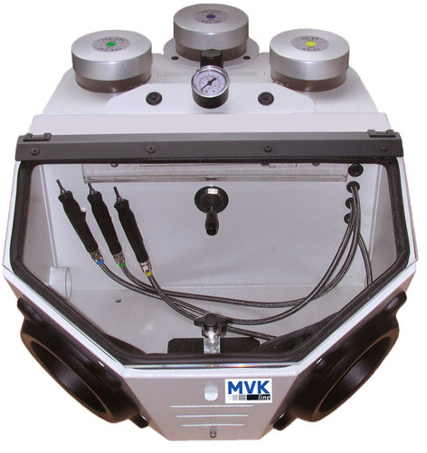 Chorro de arena manual - SG-3 - MVK-line - 3 tanques / de precisión