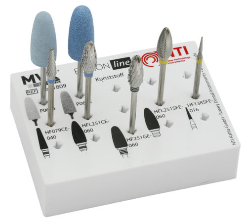 Fresa de laboratorio dental - Kunstoff-Set - MVK-line - de carburo / de silicona / de corte