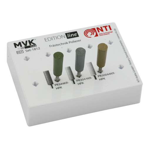 Fresa de laboratorio dental - Polier-Set - MVK-line - de diamante / de pulido