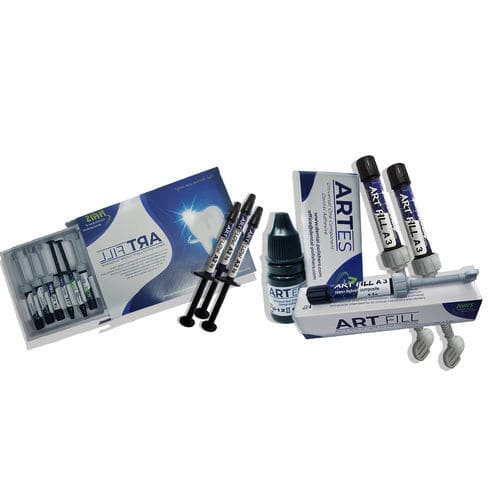 Material dental híbrido - ART FLOW - Nais Ltd.   - de composite fluido / para laboratorio dental / para el pulido de prótesis dentales
