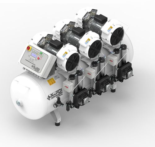 Compresor de aire médico - EXTREME MP 500 - NARDI COMPRESSORI S.r.l.   - para odontología / de laboratorio / para aplicaciones CAD/CAM