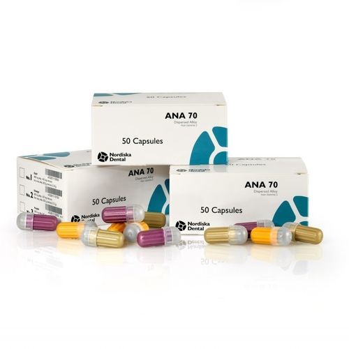 Material dental amalgama - ANA 70 - Nordiska Dental AB   - para restauración dental / en polvo / cápsula