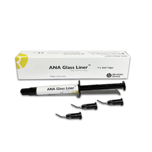 Material dental vidrio ionómero - ANA Glass Liner™ - Nordiska Dental AB   - para restauración dental / temporal