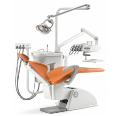 Unidad de tratamiento dental con sillón electroneumático - Linea Esse Start - O.M.S. S.p.A. OFFICINE MECCANICHE SPECIALIZZATE   - compacta / con portainstrumentos / con luz LED