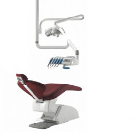 Unidad dental con portainstrumentos - Universal Star - O.M.S. S.p.A. OFFICINE MECCANICHE SPECIALIZZATE   - con luz