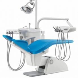 Unidad dental con portainstrumentos - Tempo 9 ELX - O.M.S. S.p.A. OFFICINE MECCANICHE SPECIALIZZATE   - con luz