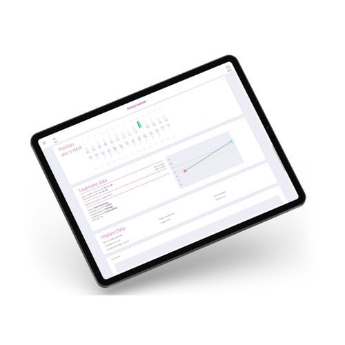 Aplicación web de tratamiento - OSSTELL AB   - médica / clínica / para odontología