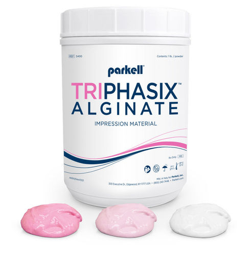 Material dental de alginato - TriPhasix™ - Parkell Inc.   - para moldes para impresiones dentales / blanco