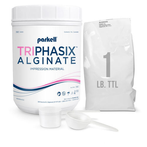 Material dental de alginato - S400 - Parkell Inc.   - para moldes para impresiones dentales / blanco