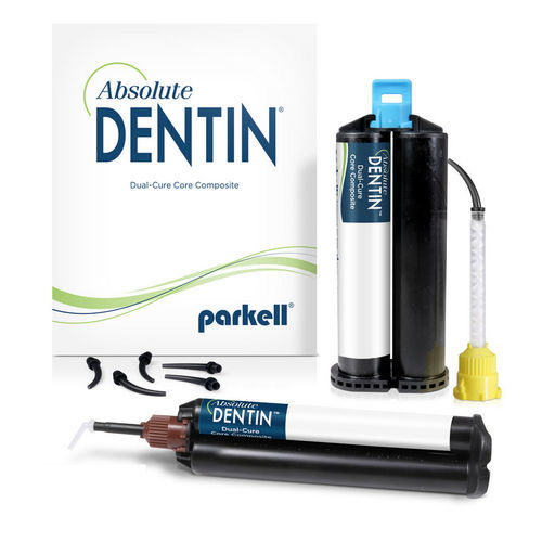 Material dental de fluoruro - Absolute Dentin® Core - Parkell Inc.   - de composite / endodóntico / radiopaco