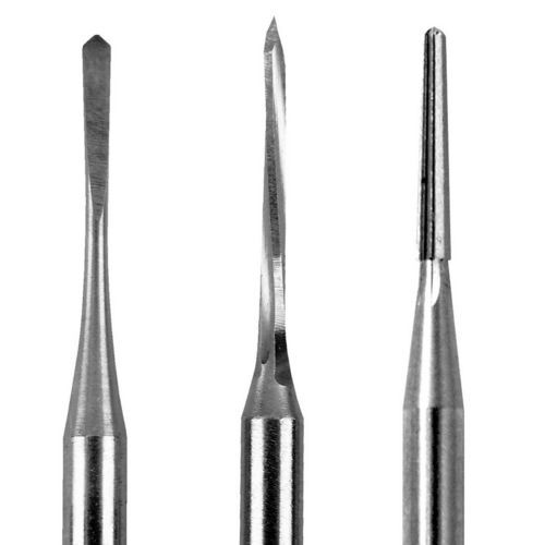 Broca para odontología - S111 - Parkell Inc.   - de acero inoxidable / cónica