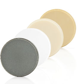 Material dental de circona - Planmeca - cera / de PMMA / de circonio