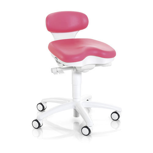 Taburete para odontología - Lumo™  - Planmeca - de altura variable / basculante / giratorio