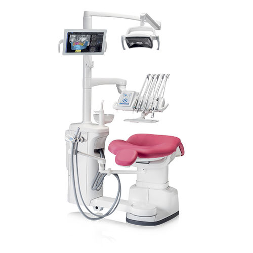 Unidad de tratamiento dental con sillón - Planmeca Pro50™ - Planmeca - con monitor / con sistema de higiene / con portainstrumentos