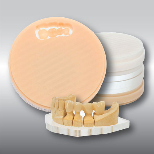 Material dental de PMMA - DISC basic - POLIDENT d.o.o.   - CAD CAM / para corona / para puente dental