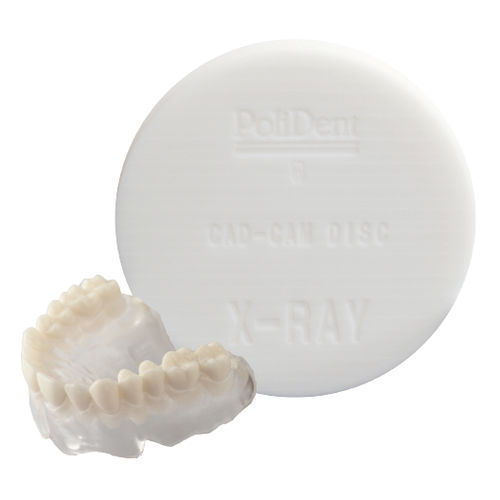 Material dental de PMMA - X-RAY DISC - POLIDENT d.o.o.   - CAD CAM / de fresado / para imagen dental