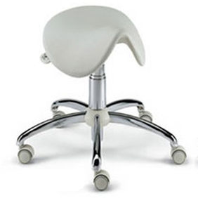Taburete para odontología - AG70050 - PROMED - con ruedas / con forma de silla de montar