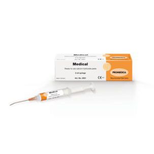 Material dental de hidróxido de calcio - Medical - Promedica Dental Material GmbH   - para la obturación de canales / radiopaco / temporal