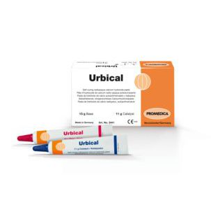 Material dental de hidróxido de calcio - Urbical - Promedica Dental Material GmbH   - para la obturación de canales / radiopaco